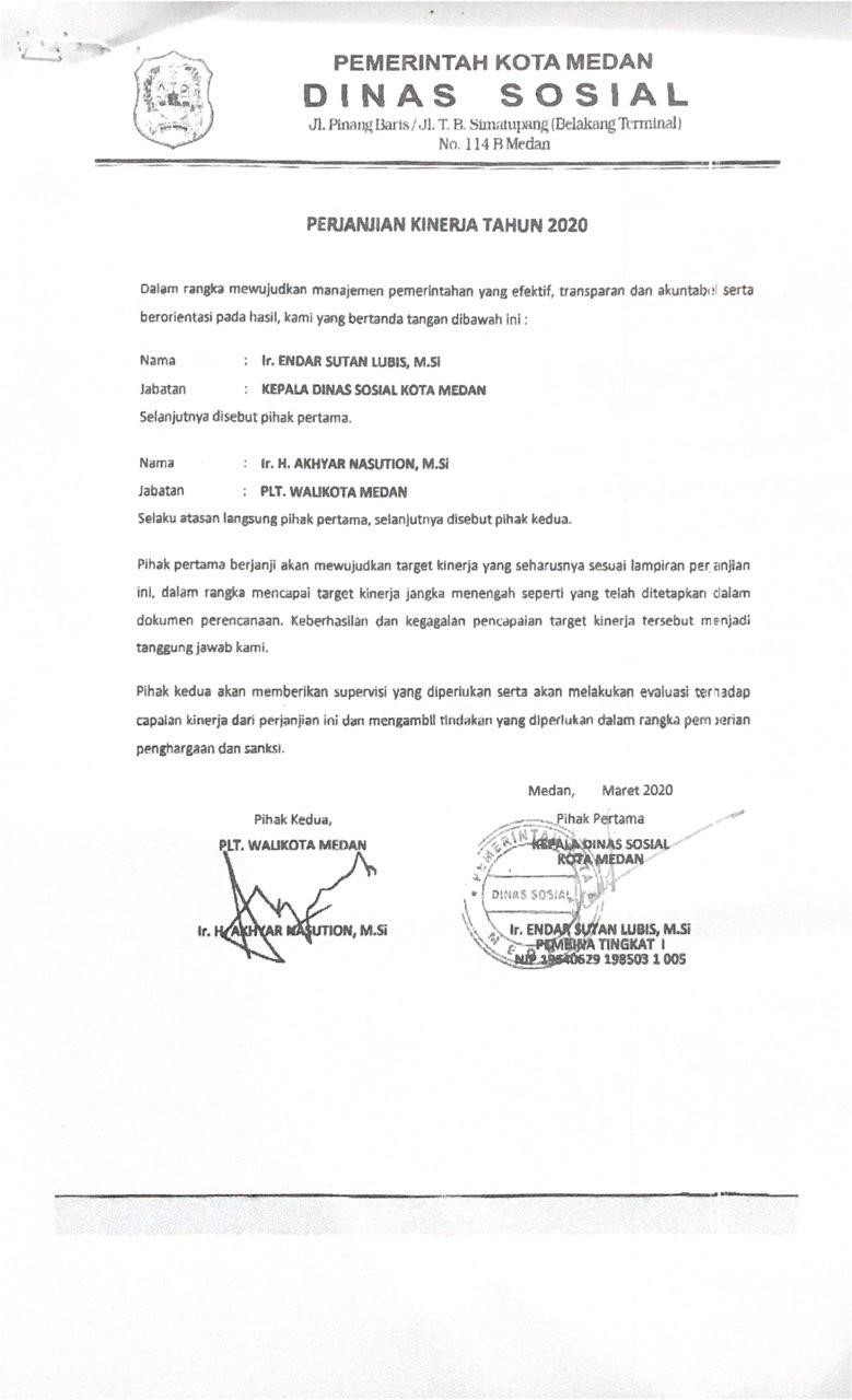 PERJANJIAN KINERJA KeMANGTEER JAKARTA